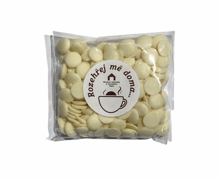 Čokoládové pecky bílá čokoláda 100g
