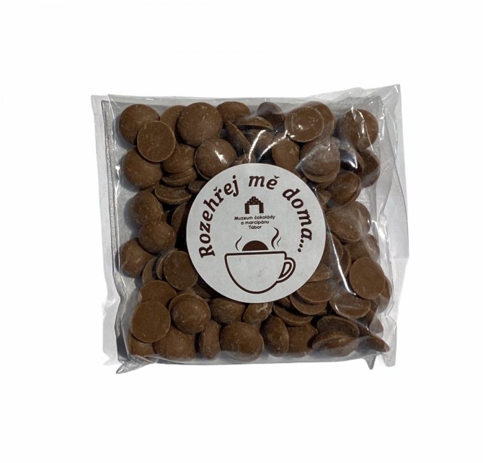 Čokoládové pecky karamelové 34% 100g