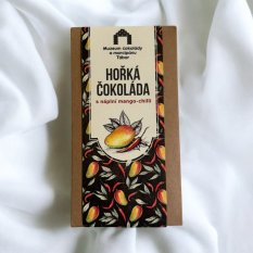 Hořká čokoláda s náplní mango - chilli 75 g