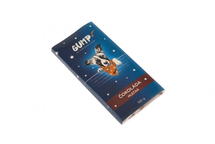 GUMP mléčná čokoláda 100g